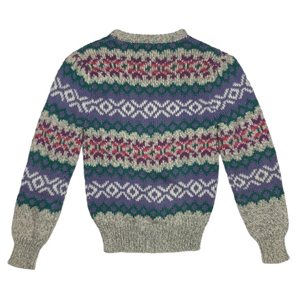 Currants By Jeri Jo Vintage Sweater M Gray Wool Blend - Picture 10 of 11